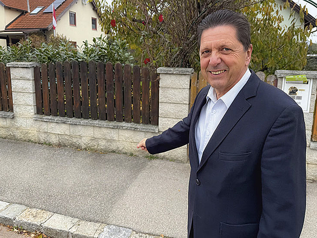 Gehsteigsanierung nach Glasfaserarbeiten in Leopoldsdorf