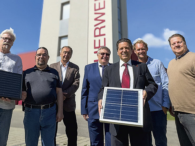 Sicherheitszentrum PV-Anlage