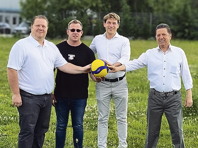 Beachvolleyballplatz Neu